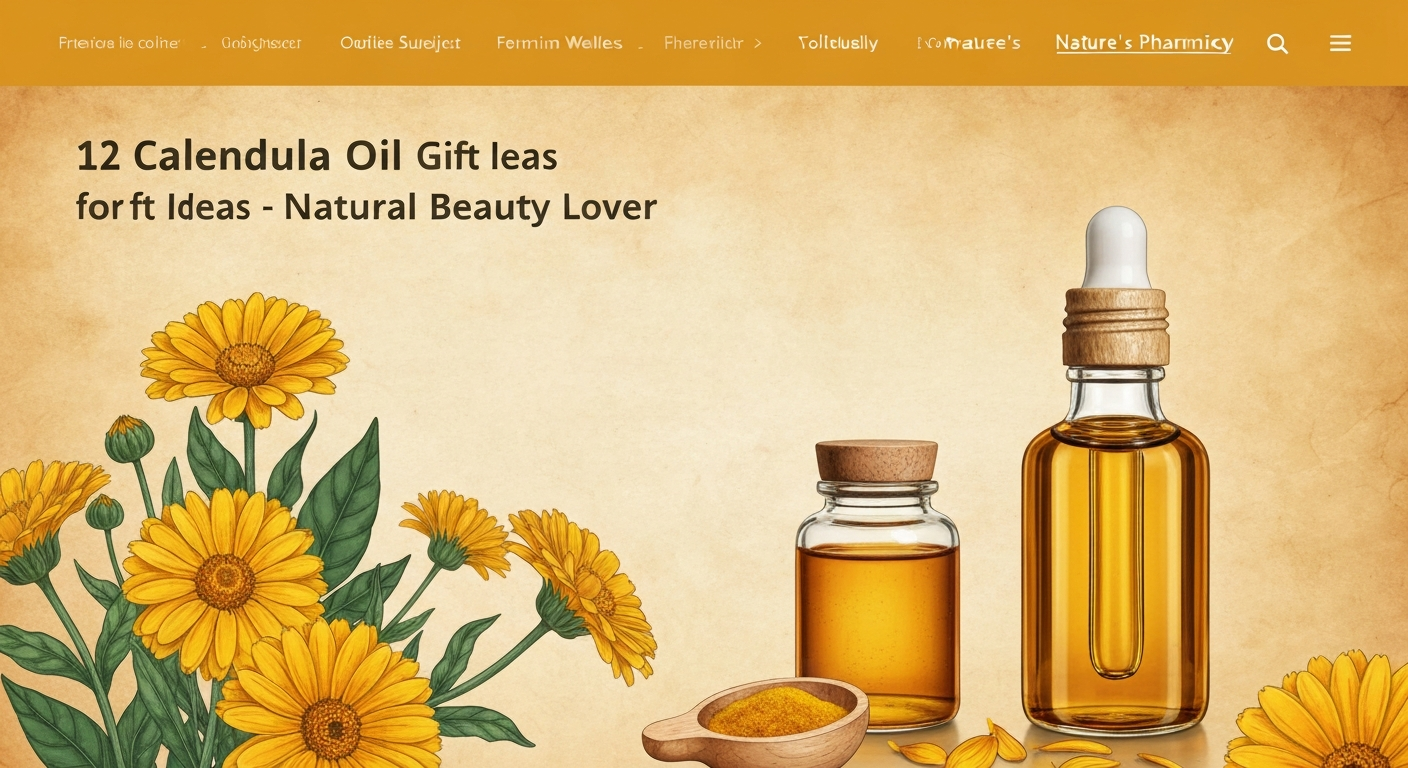12 Calendula Oil Gift Ideas for the Natural Beauty Lover
