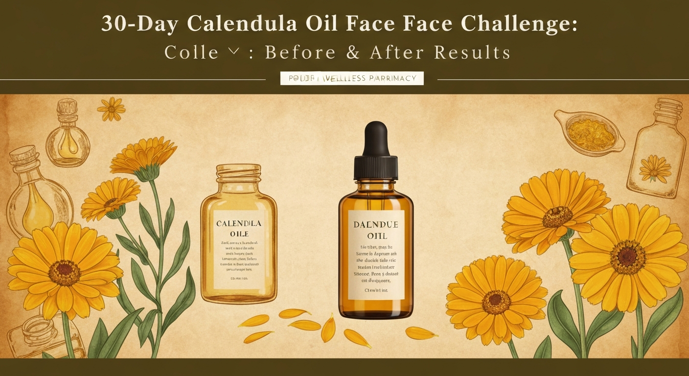 30-Day Calendula Oil Face Challenge: Before & After Results