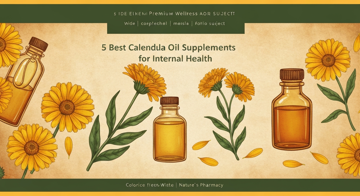 5 Best Calendula Oil Supplements for Internal Health