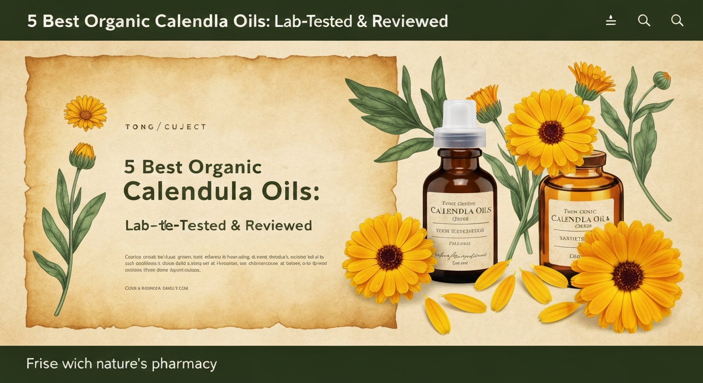 5 Best Organic Calendula Oils: Lab-Tested & Reviewed
