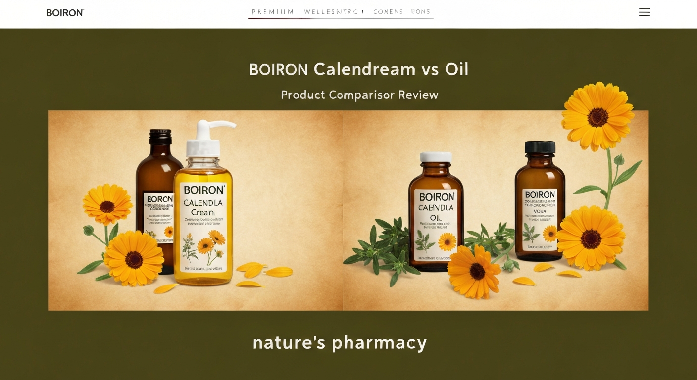 Boiron Calendula Cream vs Oil: Product Comparison Review