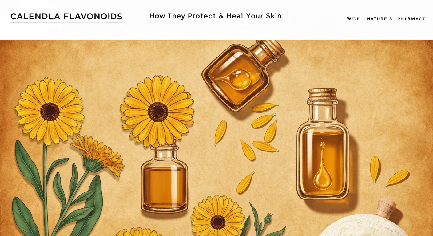 Calendula Flavonoids: How They Protect & Heal Your Skin