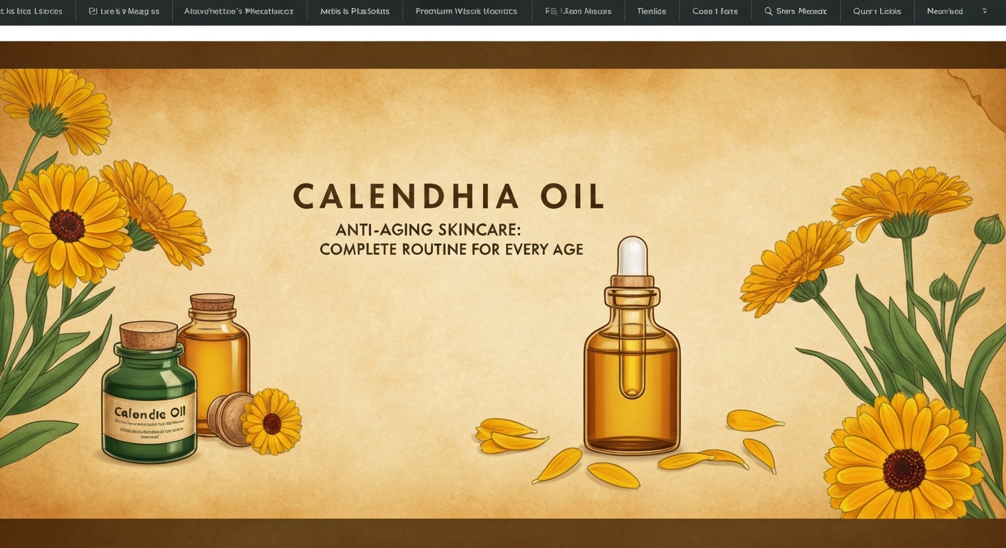 Calendula Oil Anti-Aging Skincare: Complete Routine for Every Age