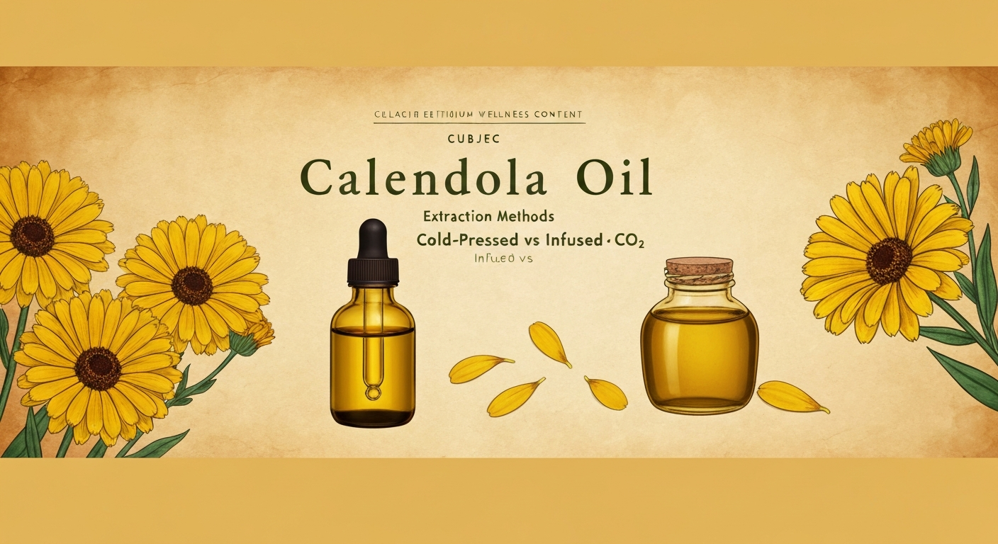 Calendula Oil Extraction Methods: Cold-Pressed vs Infused vs CO2