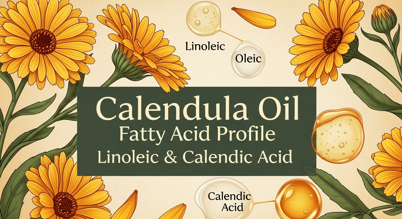 Calendula Oil Fatty Acid Profile: Linoleic, Oleic & Calendic Acid