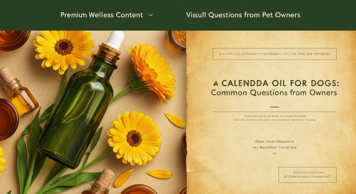 Calendula Oil for Dogs: Common Questions from Pet Owners
