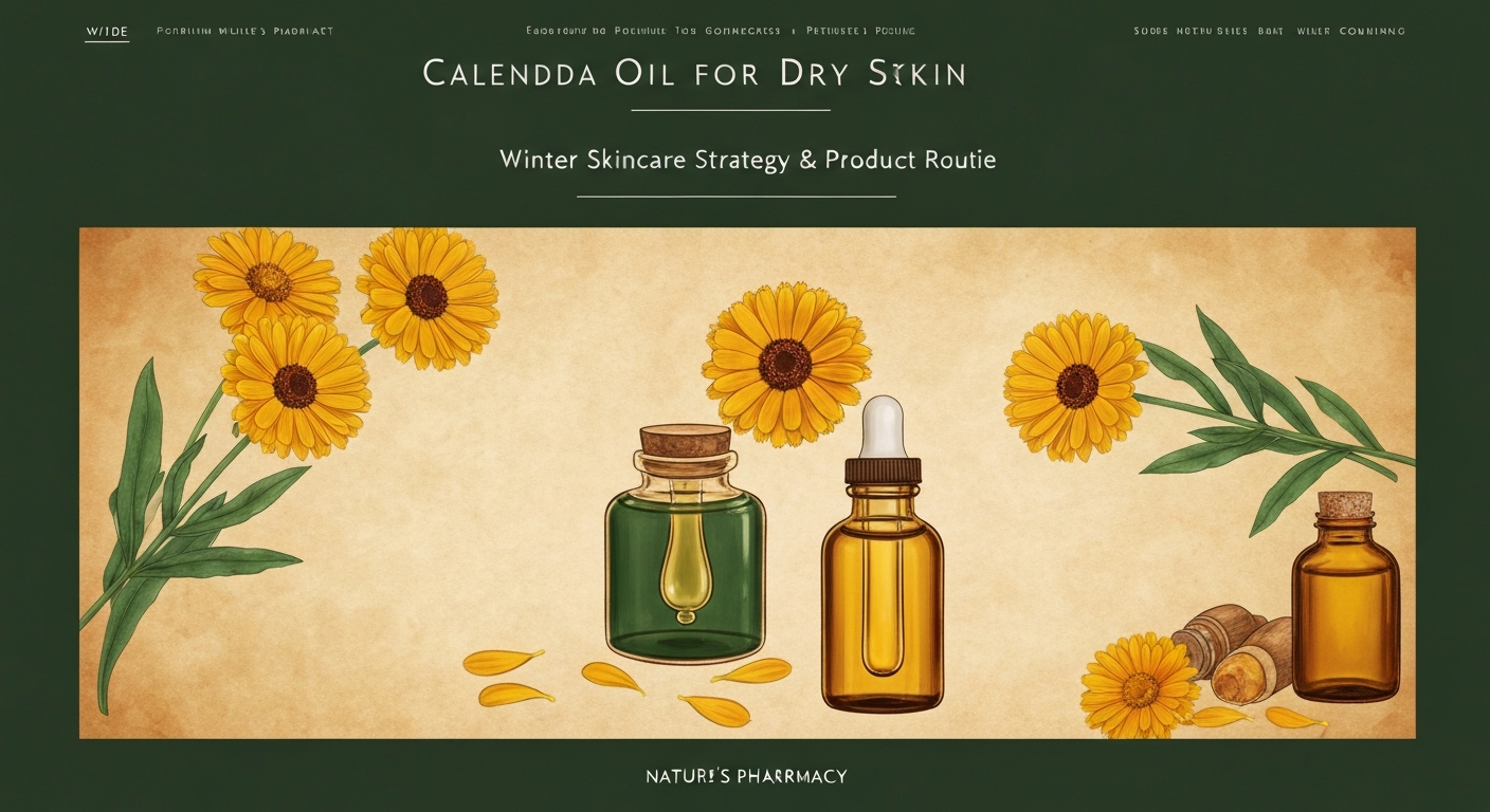 Calendula Oil for Dry Skin: Winter Skincare Strategy & Product Routine