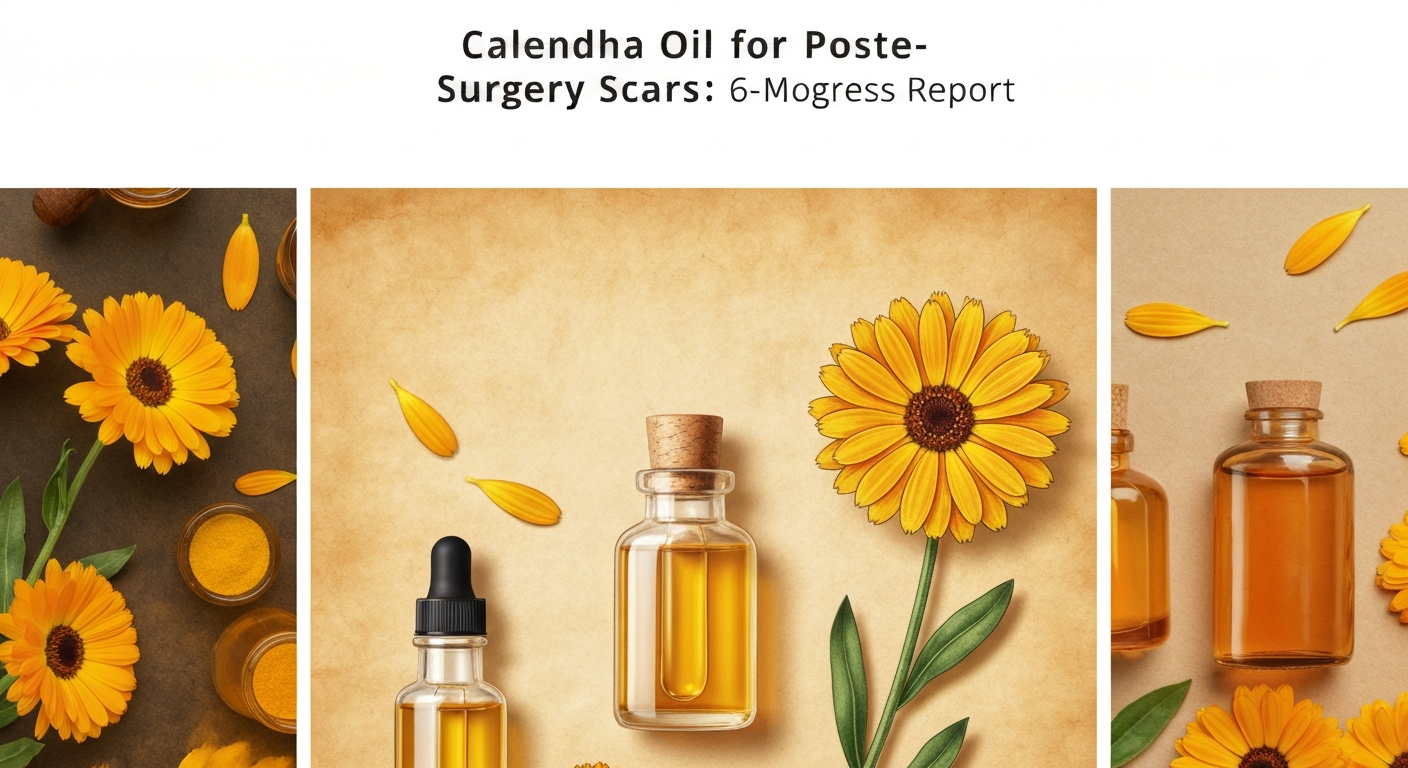 Calendula Oil for Post-Surgery Scars: 6-Month Progress Report
