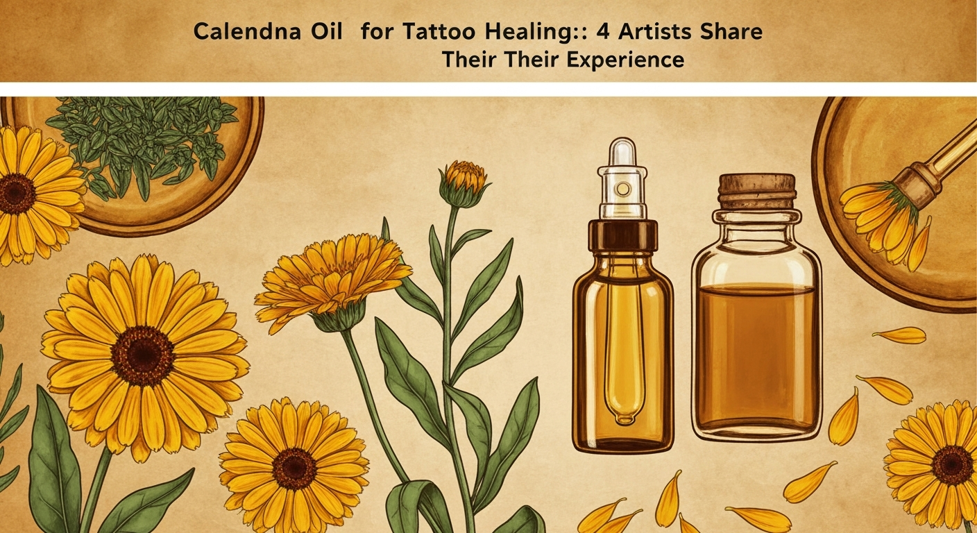 Calendula Oil for Tattoo Healing: 4 Artists Share Their Experience