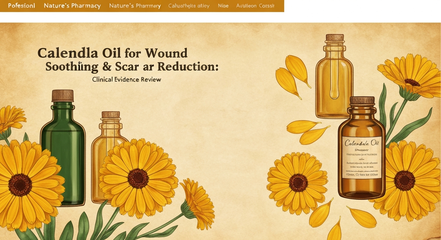 Calendula Oil for Wound Healing & Scar Reduction: Clinical Evidence Review