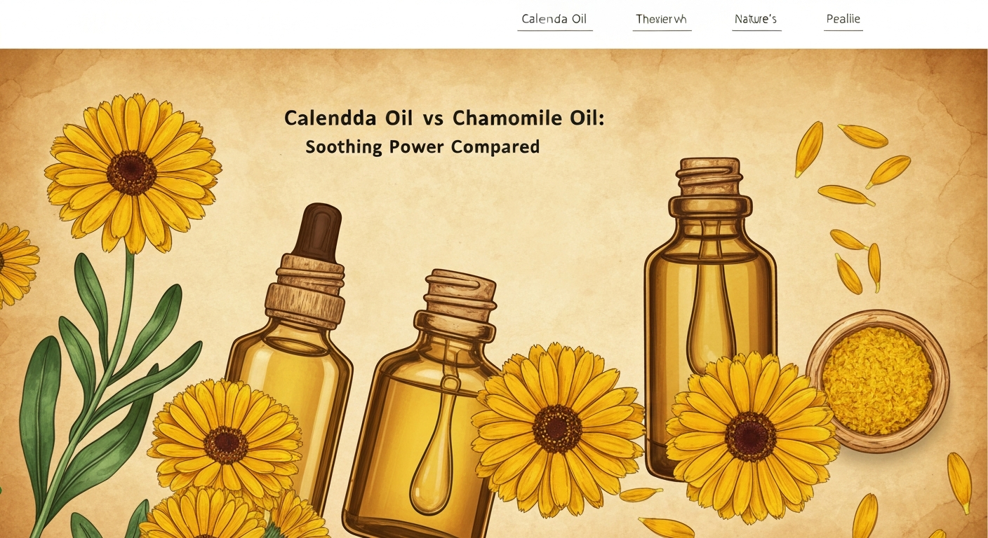 Calendula Oil vs Chamomile Oil: Soothing Power Compared