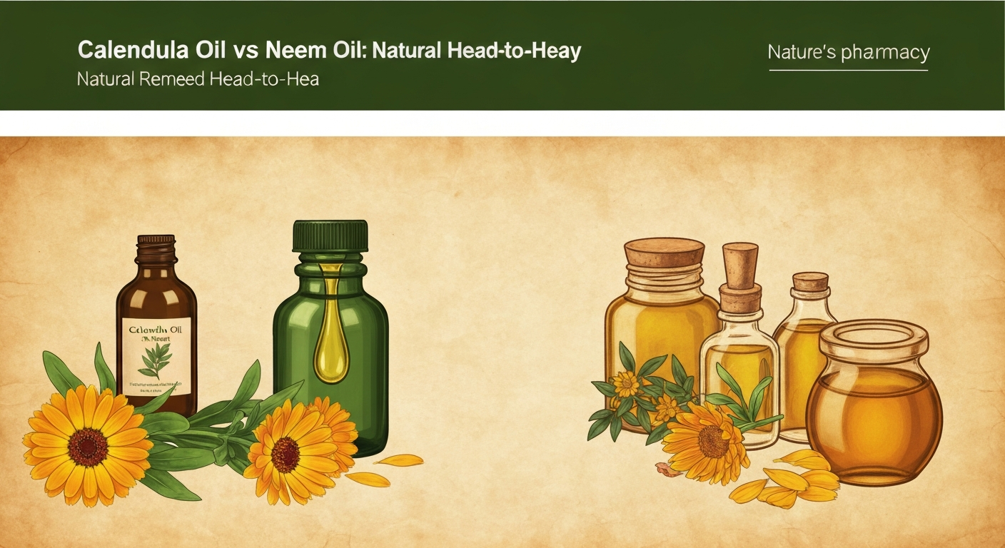 Calendula Oil vs Neem Oil: Natural Remedy Head-to-Head