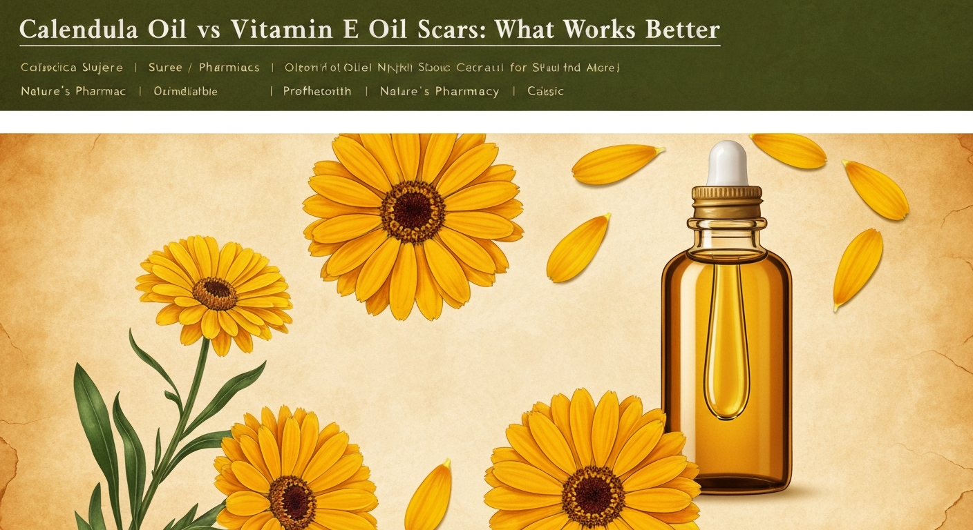 Calendula Oil vs Vitamin E Oil for Scars: What Works Better?