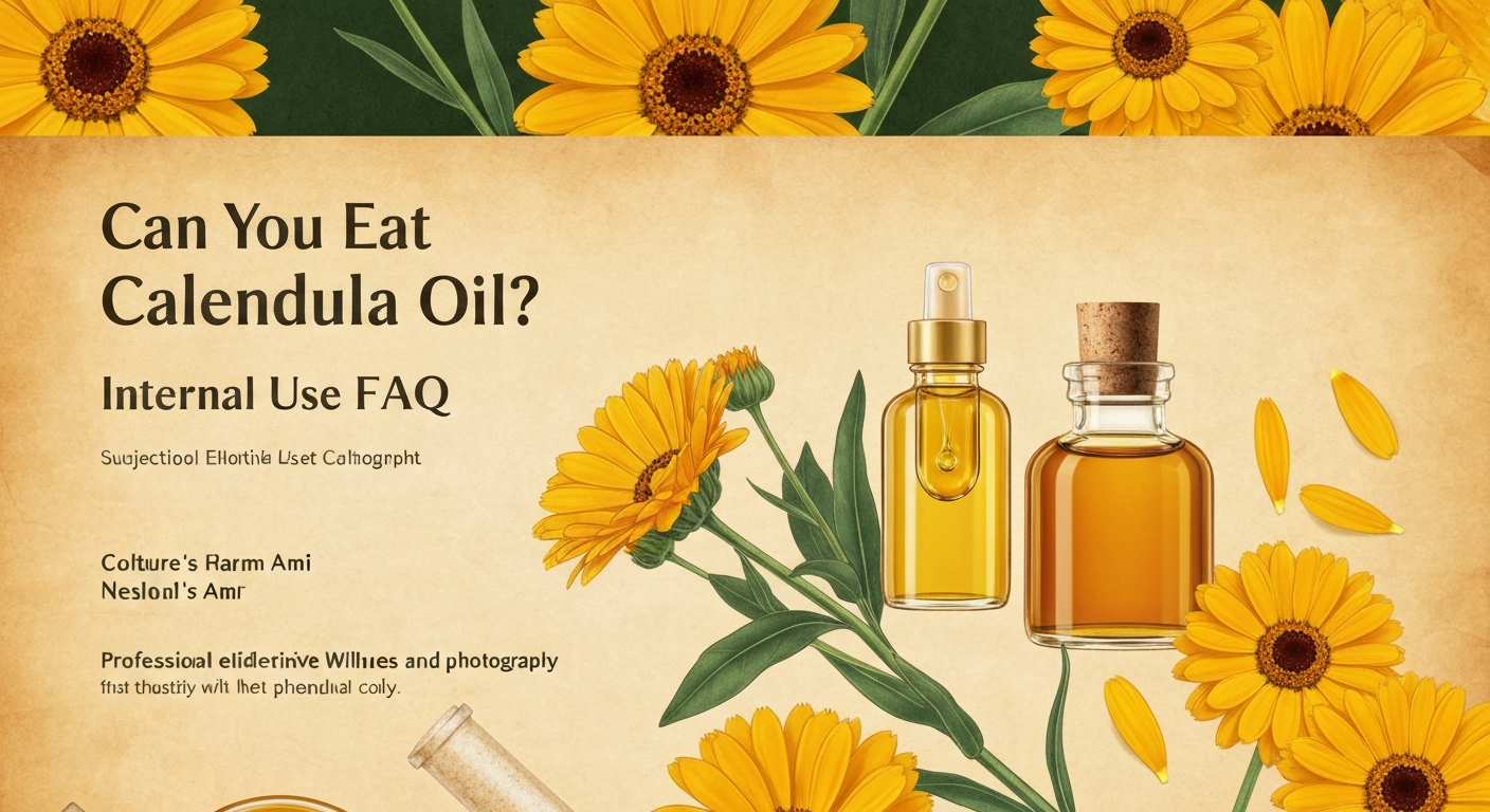 Can You Eat Calendula Oil? Internal Use FAQ