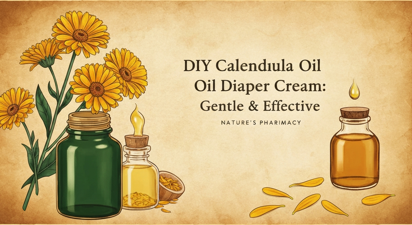DIY Calendula Oil Diaper Cream: Gentle & Effective