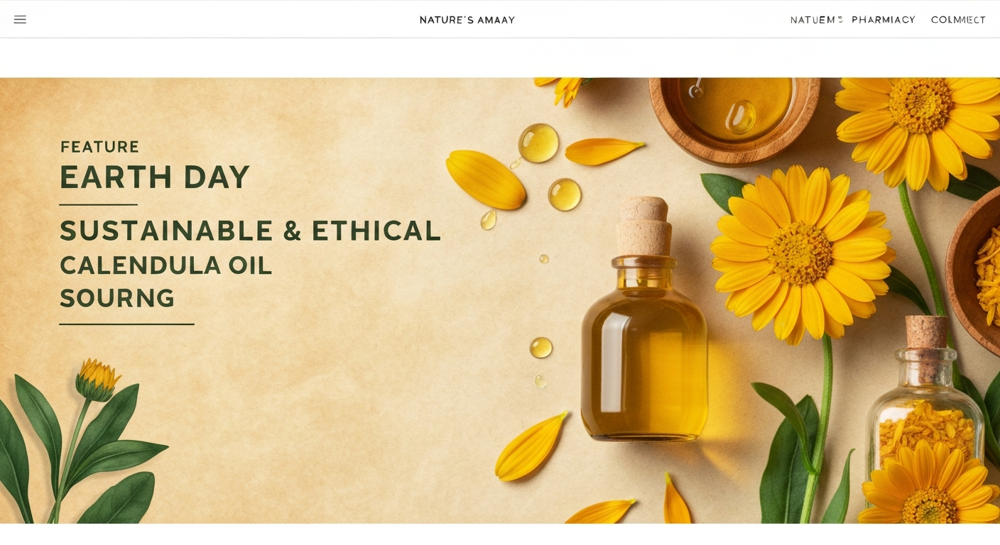 Earth Day Feature: Sustainable & Ethical Calendula Oil Sourcing