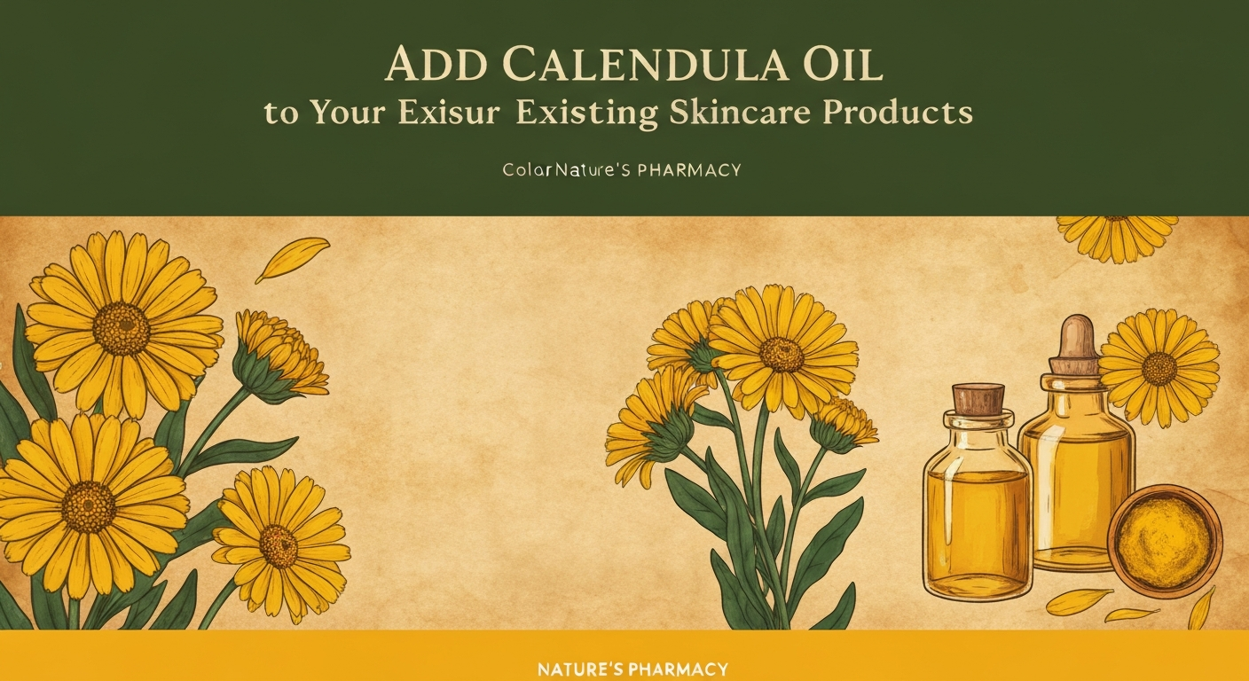 How to Add Calendula Oil to Your Existing Skincare Products