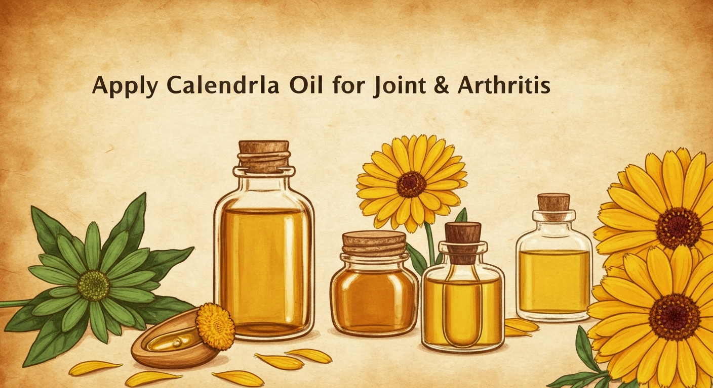 How to Apply Calendula Oil for Joint Pain & Arthritis