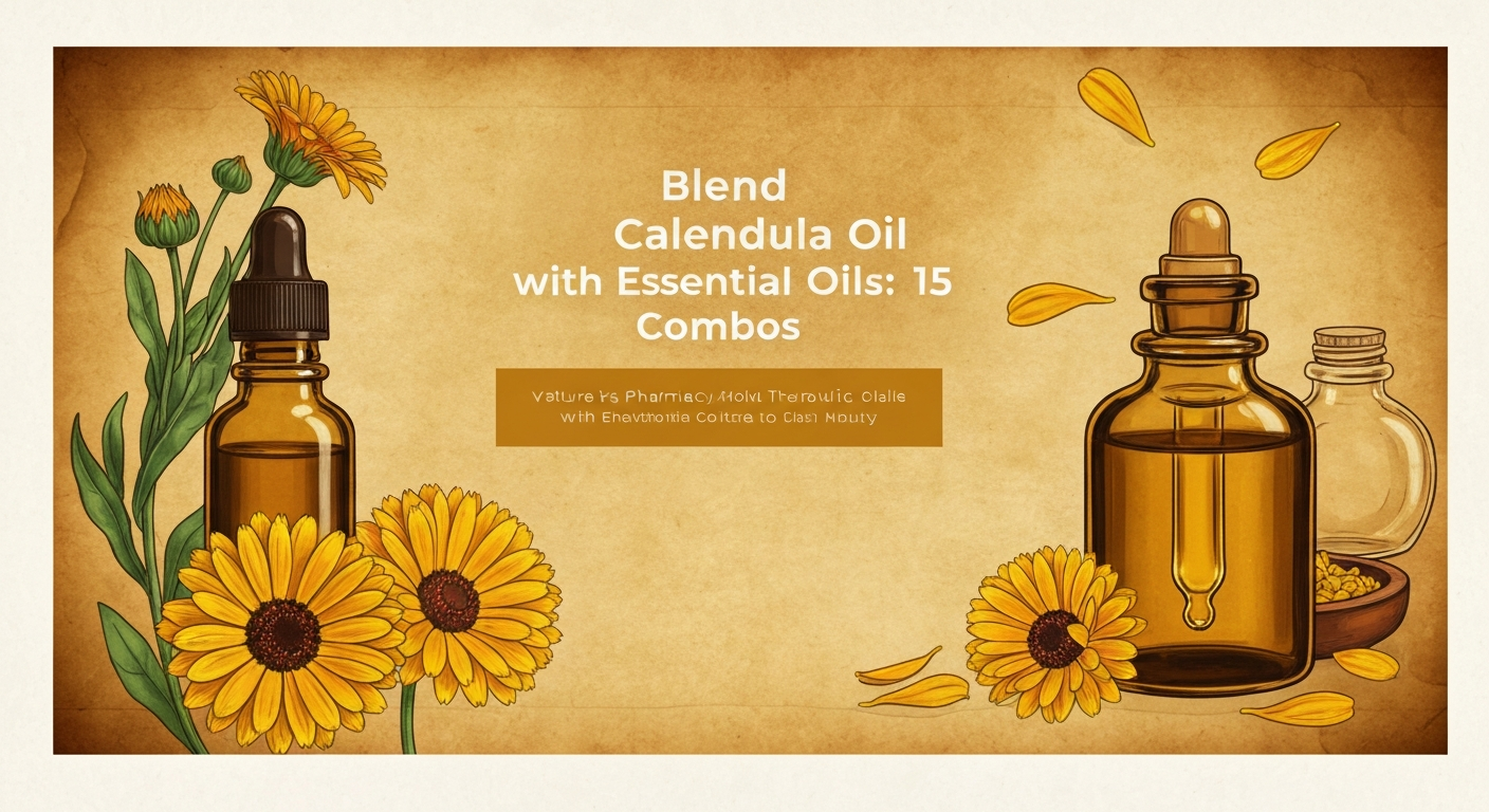 How to Blend Calendula Oil with Essential Oils: 15 Therapeutic Combos
