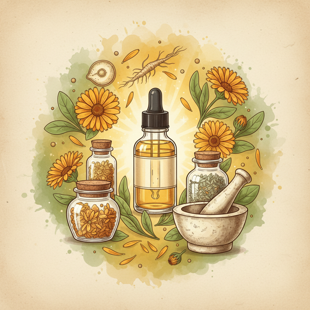 How to Create a Calendula Oil Serum for Glowing Skin