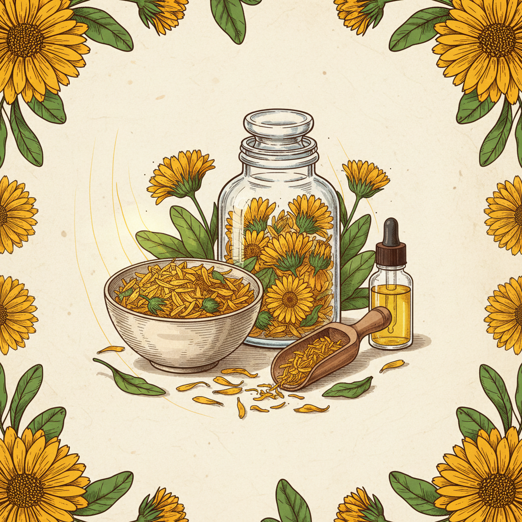 How to Dry Calendula Flowers for Oil Infusion