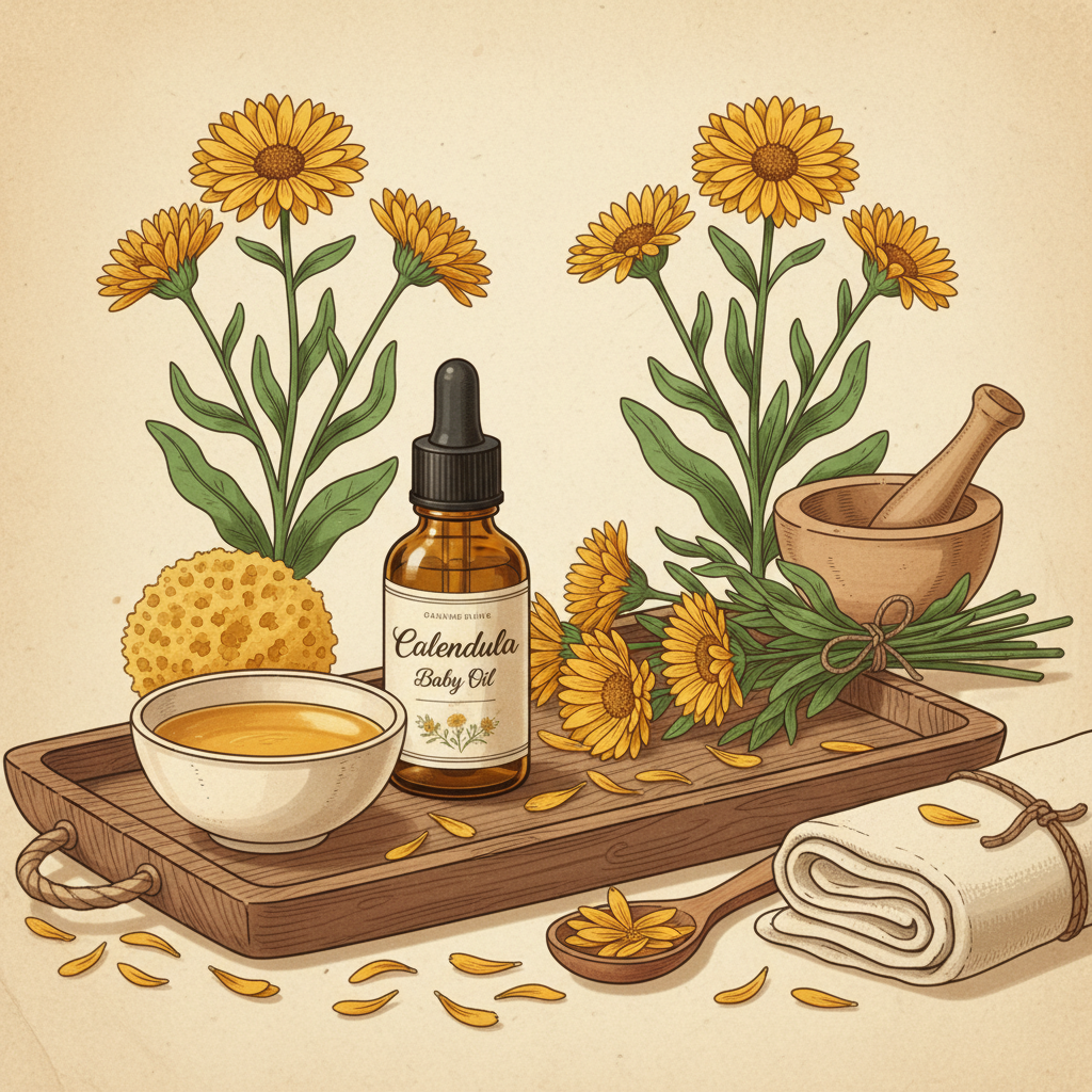How to Incorporate Calendula Oil into Your Baby's Bath Routine
