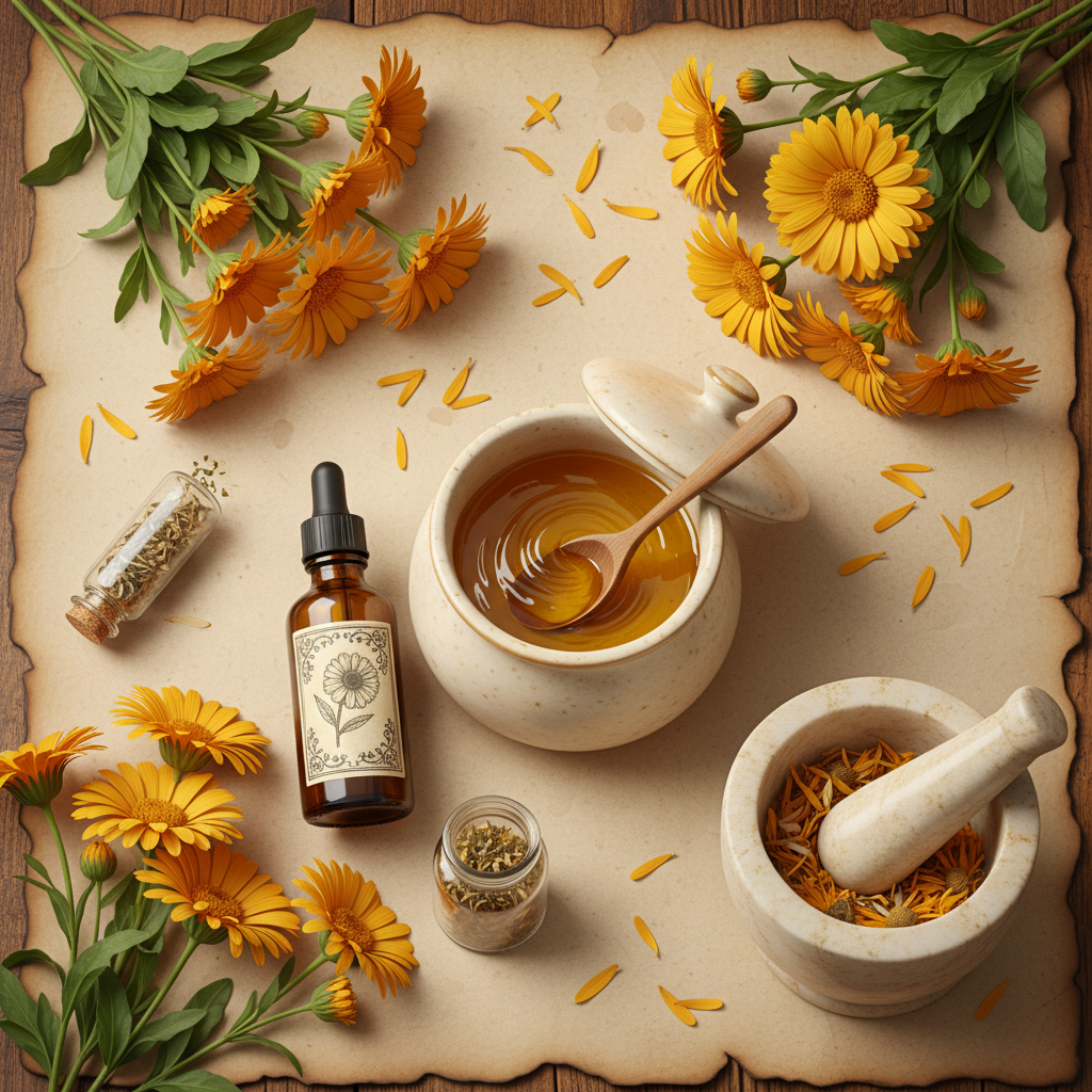 How to Make Calendula Oil Salve for First Aid