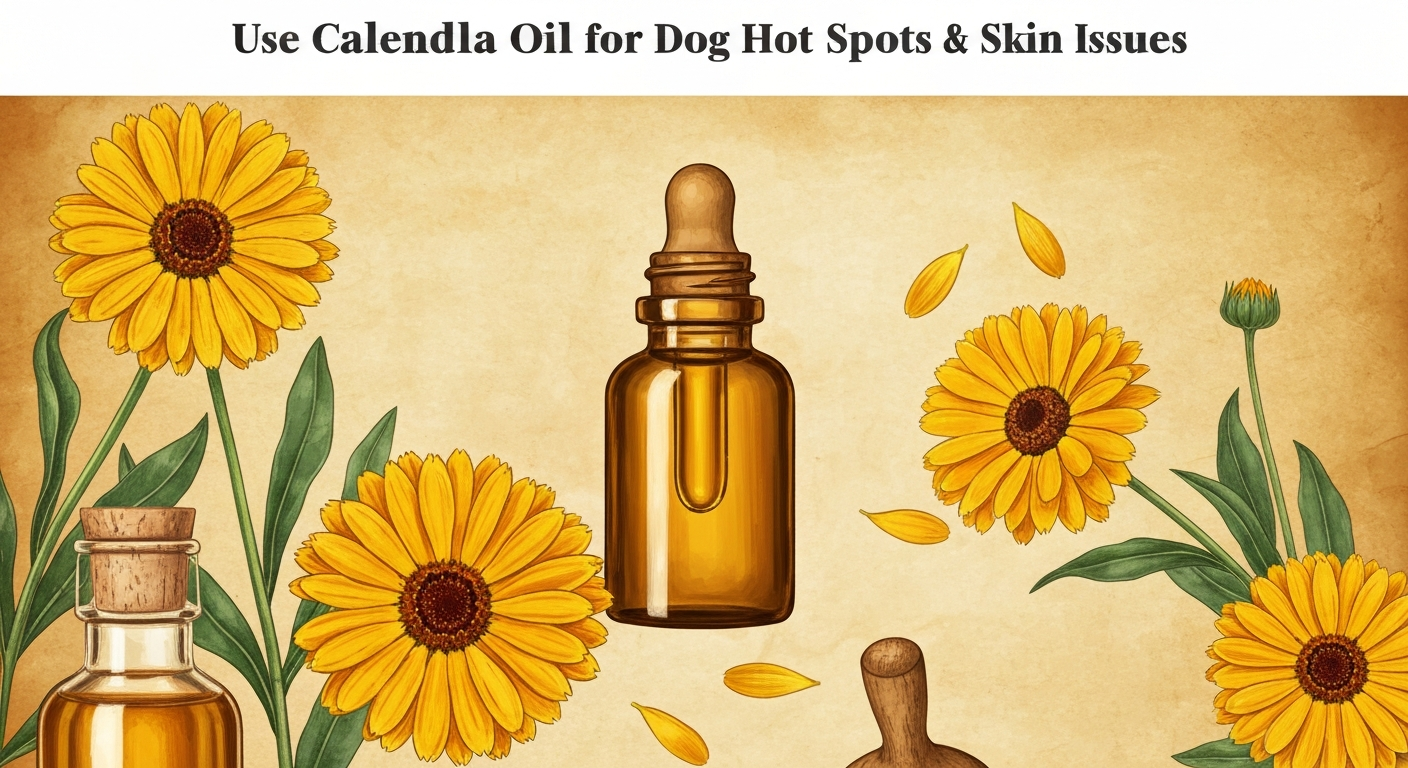 How to Use Calendula Oil for Dog Hot Spots & Skin Issues
