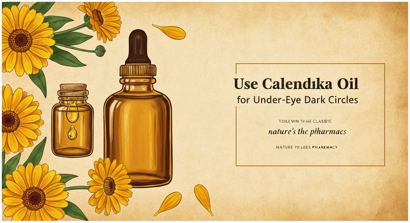 How to Use Calendula Oil for Under-Eye Dark Circles