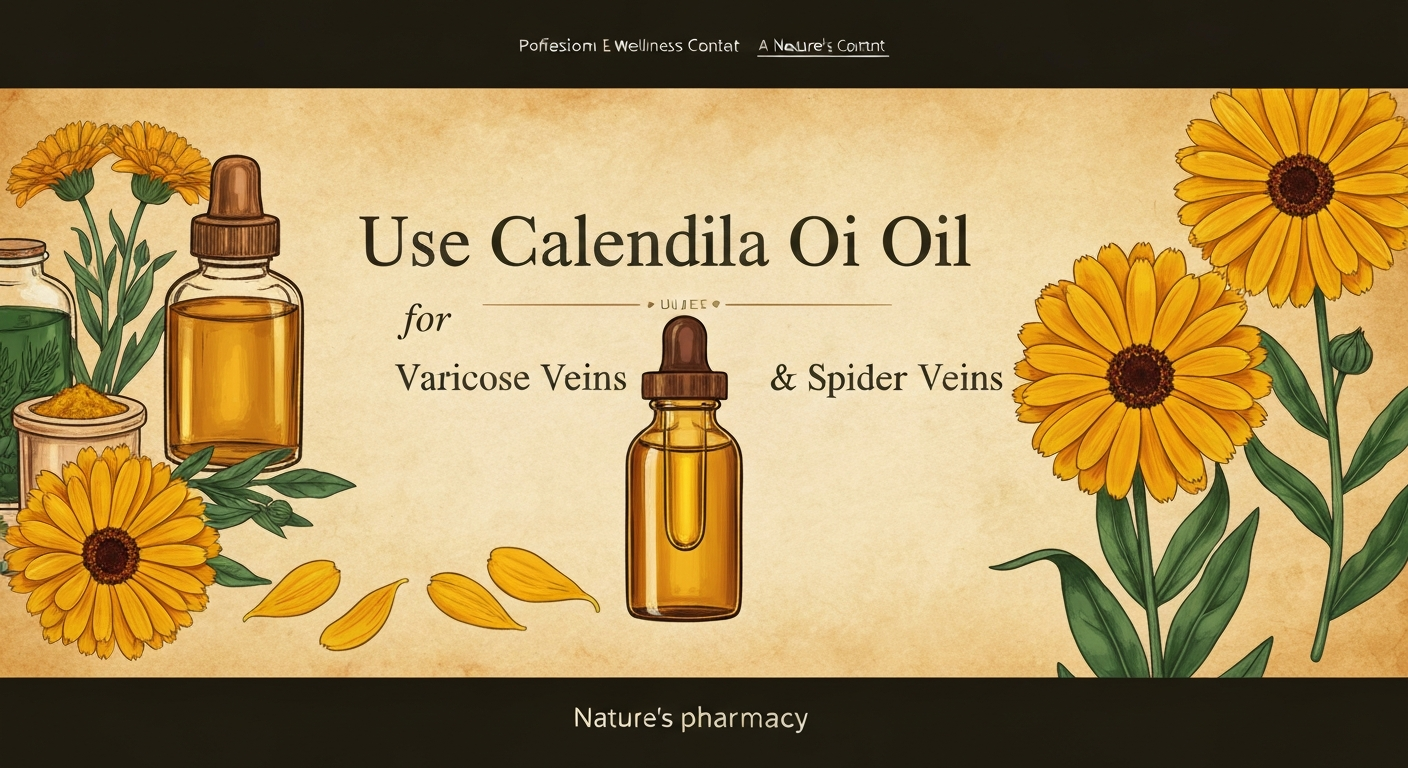 How to Use Calendula Oil for Varicose Veins & Spider Veins