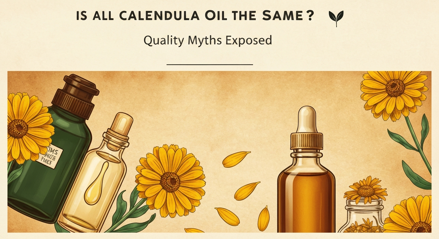 Is All Calendula Oil the Same? Quality Myths Exposed