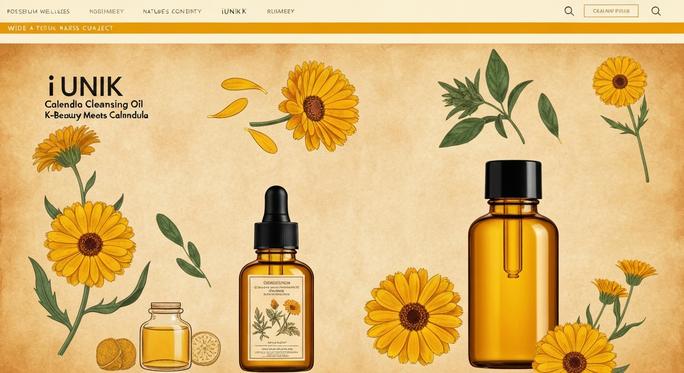iUNIK Calendula Cleansing Oil Review: K-Beauty Meets Calendula
