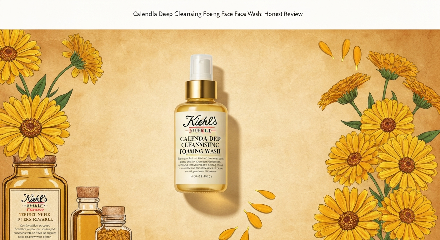 Kiehl's Calendula Deep Cleansing Foaming Face Wash: Honest Review