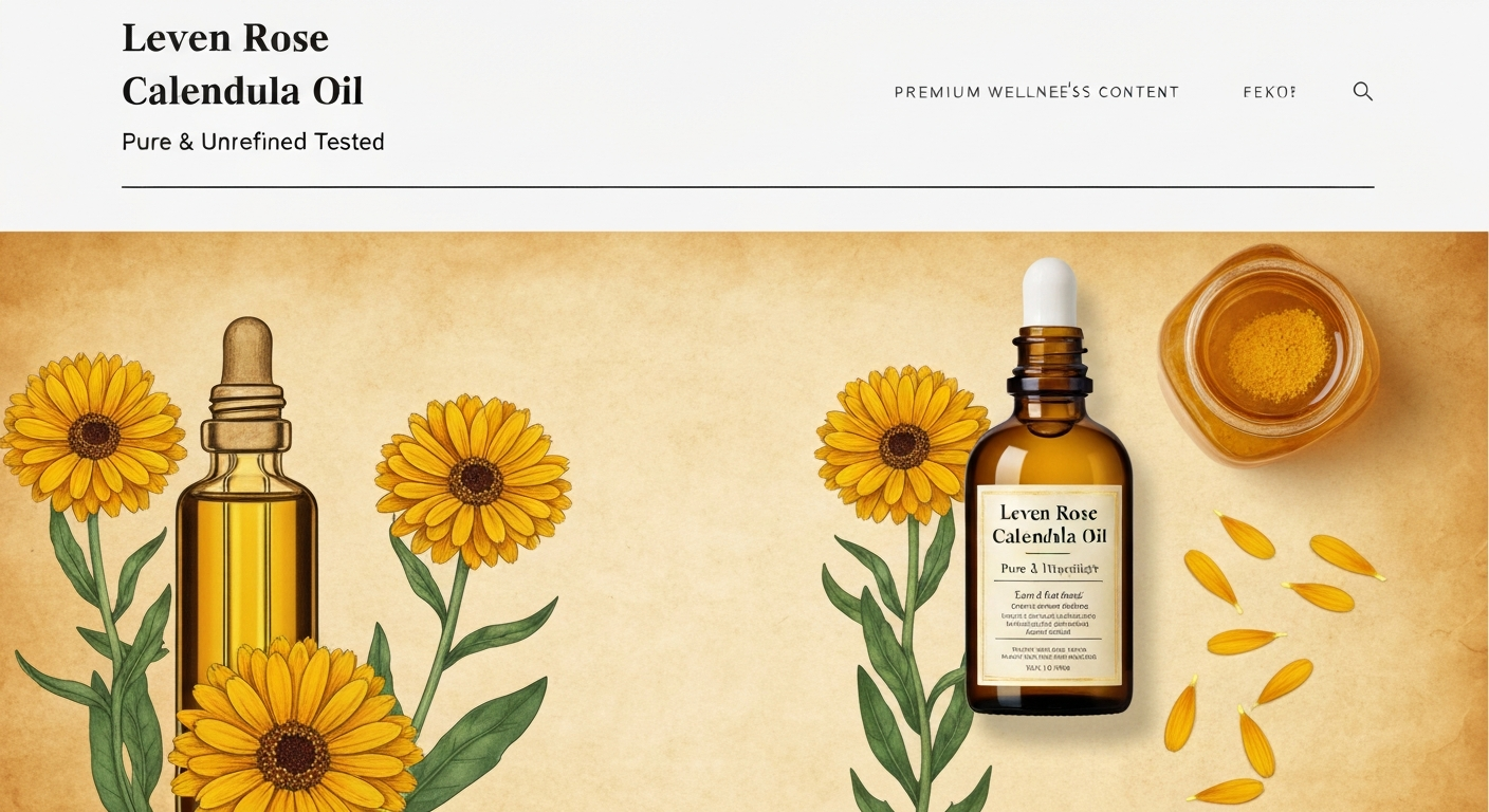 Leven Rose Calendula Oil Review: Pure & Unrefined Tested
