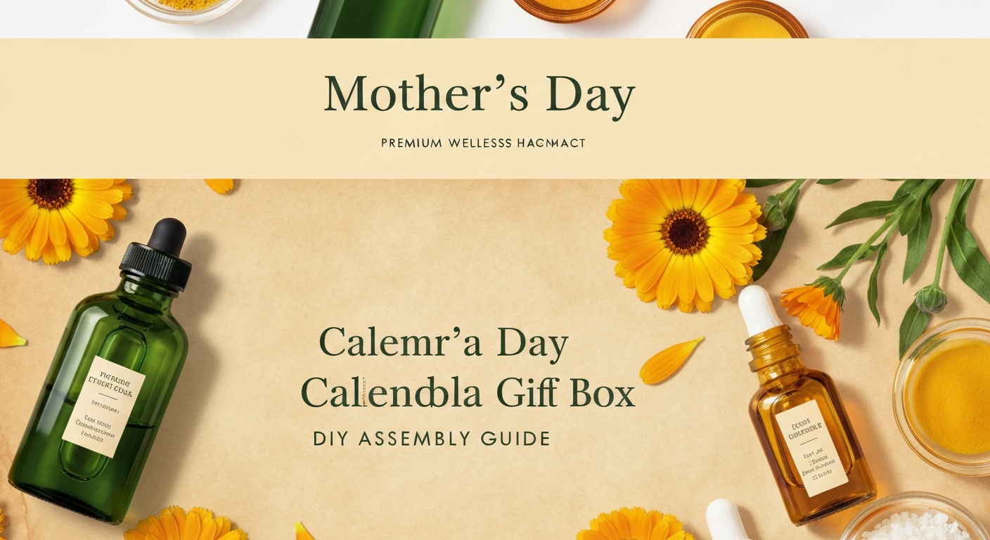 Mother's Day Calendula Oil Gift Box: DIY Assembly Guide