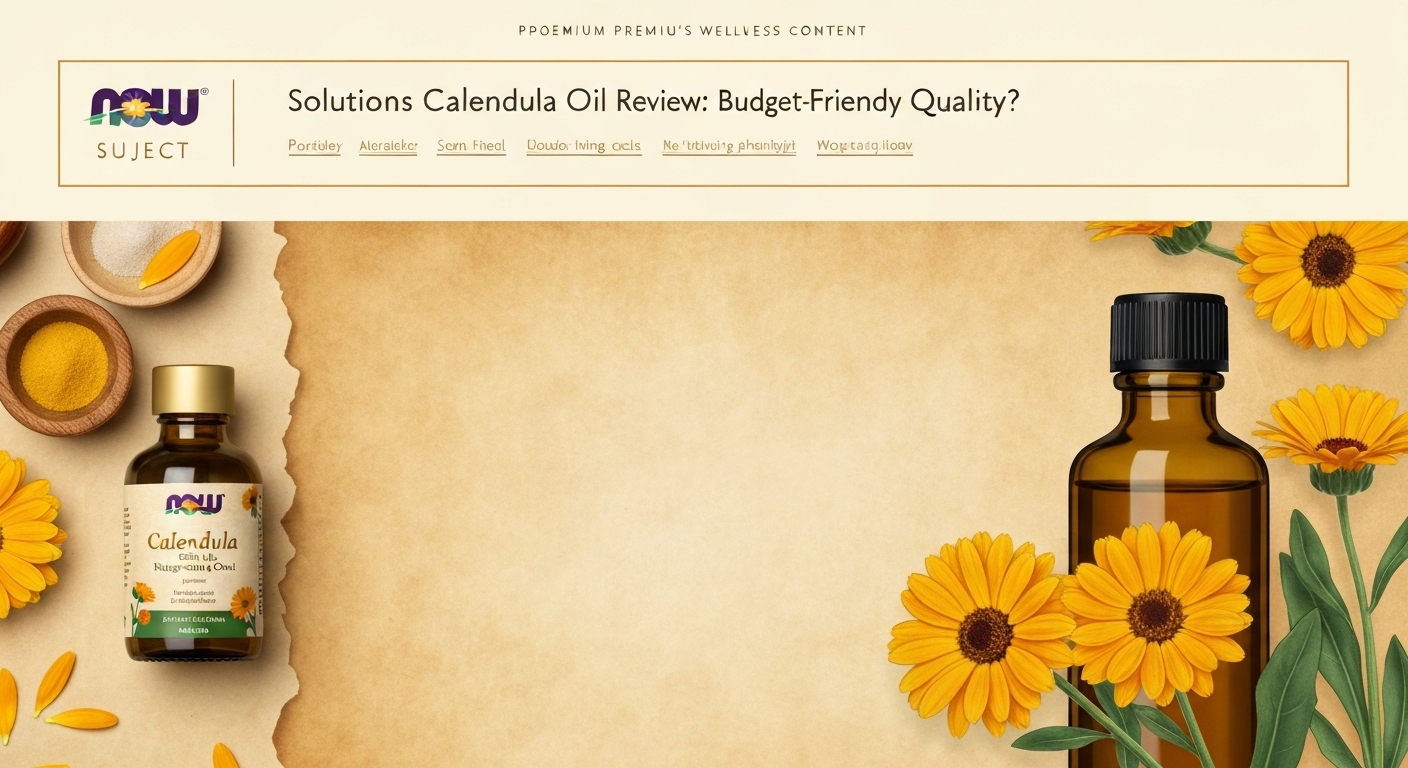 NOW Solutions Calendula Oil Review: Budget-Friendly Quality?