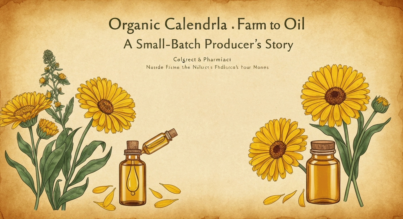 Organic Calendula Farm to Oil: A Small-Batch Producer's Story