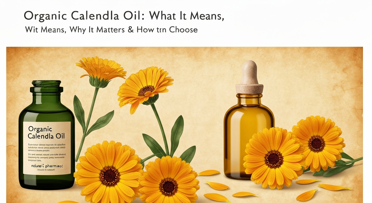 Organic Calendula Oil: What It Means, Why It Matters & How to Choose