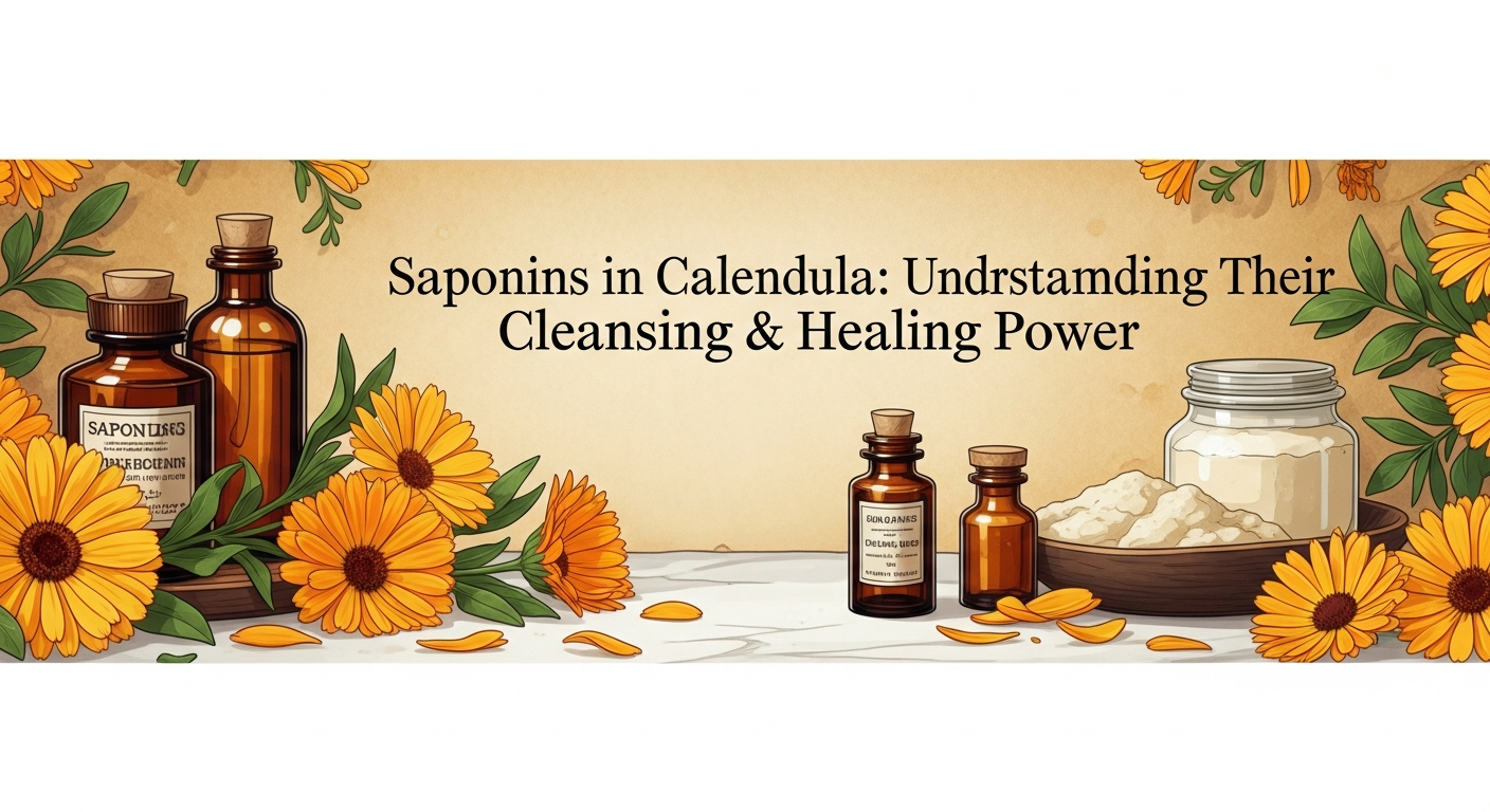 Saponins in Calendula: Understanding Their Cleansing & Healing Power