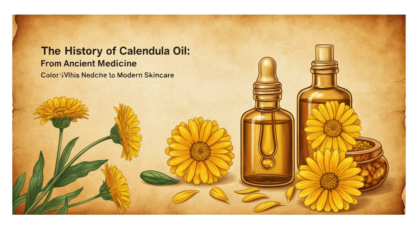 The History of Calendula Oil: From Ancient Medicine to Modern Skincare