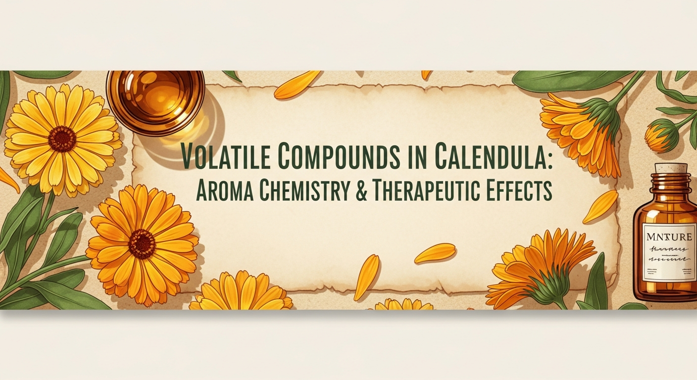 Volatile Compounds in Calendula: Aroma Chemistry & Therapeutic Effects